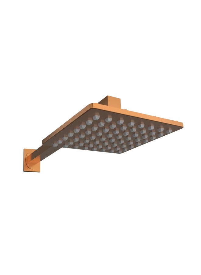 Fossa 6 Inch Rainfall Shower Head 304 Stainless Steel Rain Showers Overhead Wall Mounted, (Rose Gold) - Image 1